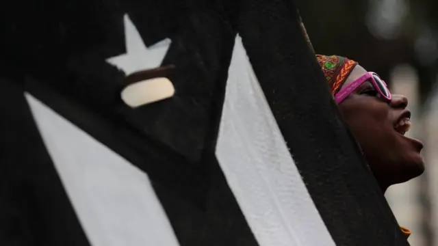 Protesta de puertorriqueños