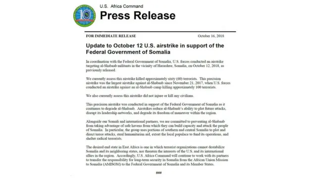 Itangazo rya Amerika