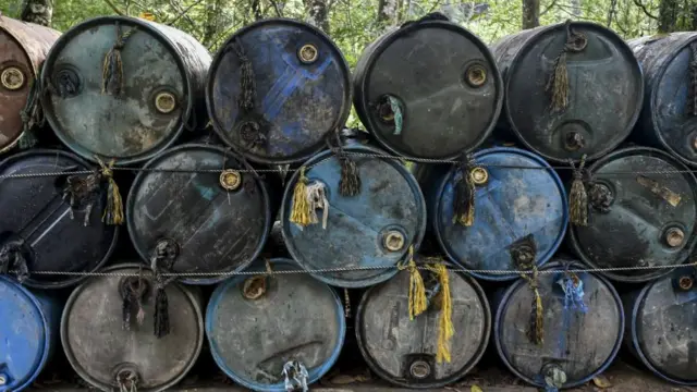 Restos de laboratorio de cocaína