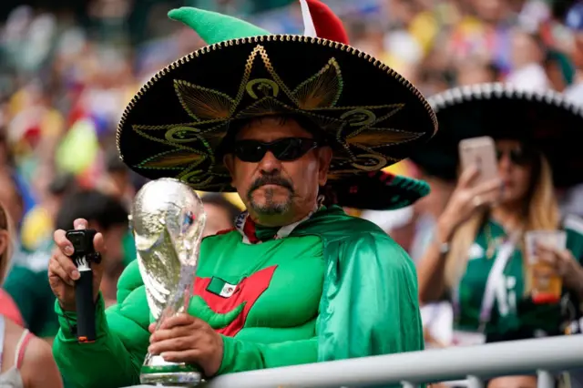 Un hincha de México.
