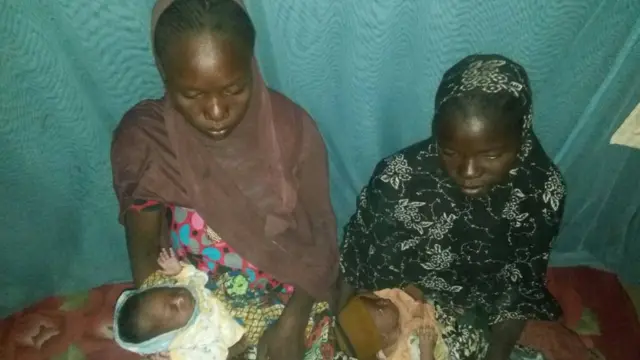 Rundunar sojin ta ce a cikin wadanad suka tsere daga 'yan Boko Haram din mata biyu masu juna biyu sun haihu