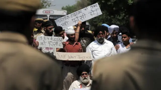 सिख दंगों में न्याय की मांग