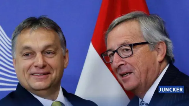 Macaristan hükümetinin hazırladığı afiş