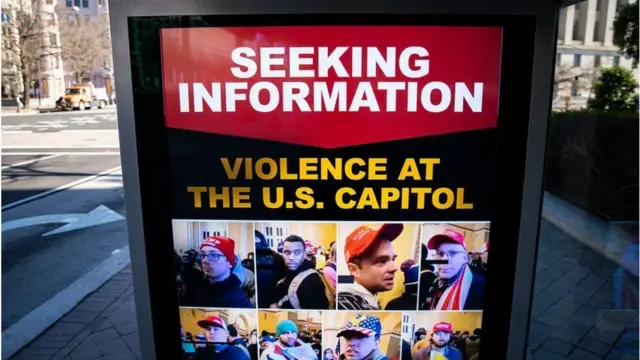 Kongre baskınıyla ilgili olarak kimliği belirlenen 400 kişiden 135'i gözaltına alındı