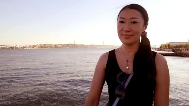 Шаньшань Чжу в Лиссабоне, Португалия, в 2016 году