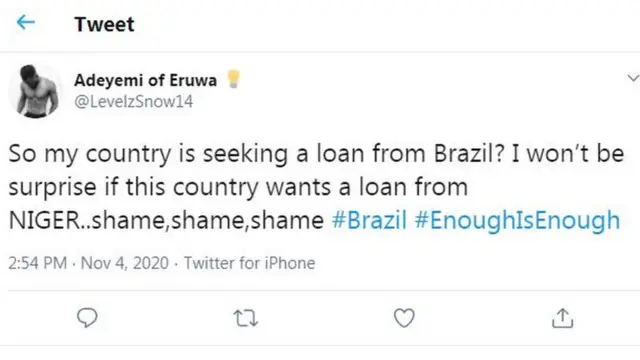 Nigeria to borrow from Brazil