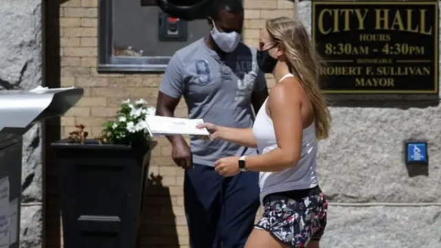 States like Massachusetts have drop boxes for early postal voting