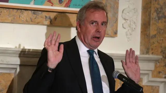 Kim Darroch, ahora exembajador de Reino Unido en Estados Unidos.