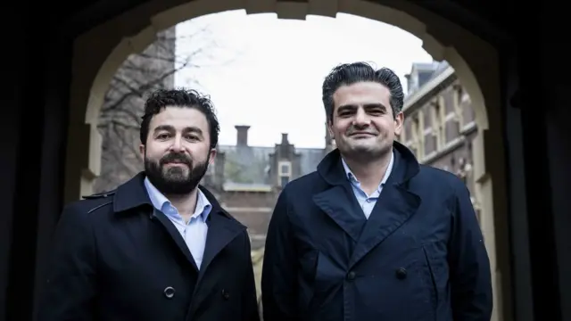 Meclise girmeyi başaran DENK vekilleri Tunahan Kuzu ve Selçuk Öztürk