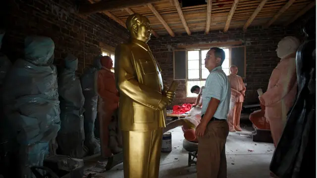 મોટી મૂર્તિઓના નિર્માણ માટે ચીનની કંપનીઓને માહેર માનવામાં આવે છે