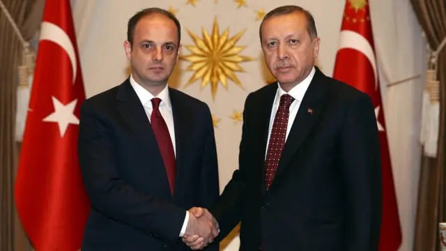 Çetinkaya ve Erdoğan'ın Mayıs 2016'da gerçekleştirdiği bir görüşmeden