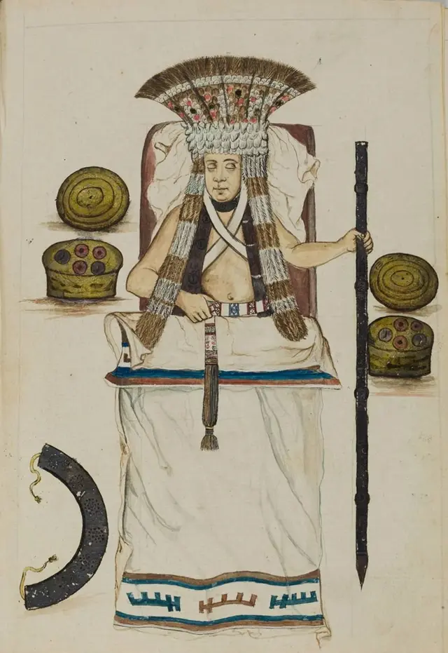 Acuarela del Códex Trujillo