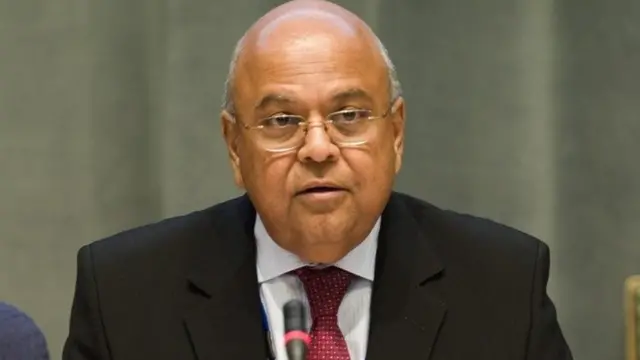 Aliyekuwa waziri wa fedha Pravin Gordhan