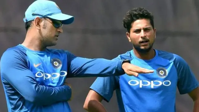 ધોની કુલદીપ યાદવ