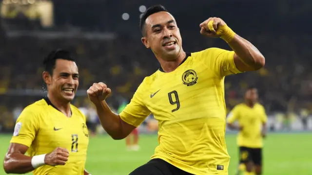 Tiền đạo Norshahrul Idlan của Malaysia