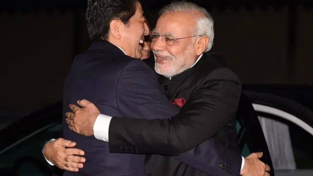 ਪ੍ਰਧਾਨ ਮੰਤਰੀ ਨਰਿੰਦਰ ਮੋਦੀ ਅਤੇ ਸ਼ਿੰਜ਼ੋ ਆਬੇ