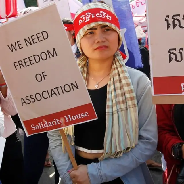 Hari Buruh, pekerja, Kamboja, Phnom Penh