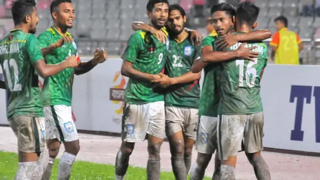 ফিফা র‍্যাংকিংয়ের ১৮৬তম দেশ বাংলাদেশ পুরুষ ফুটবল দল