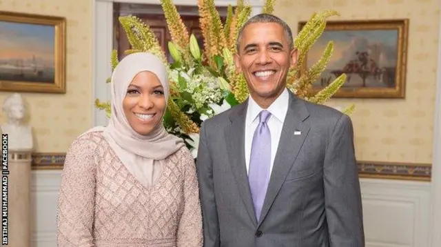 Ibtihaj Muhammed ve Barack Obama
