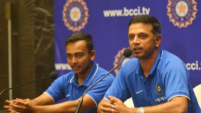 पृथ्वी शॉ, Prithvi Shaw, राहुल द्रविड़, Rahul Dravid, PrithviShaw