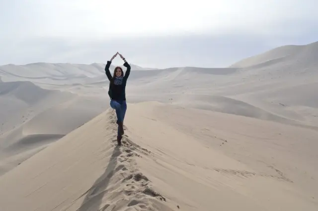 توازن أعلى الكثبان الرملية