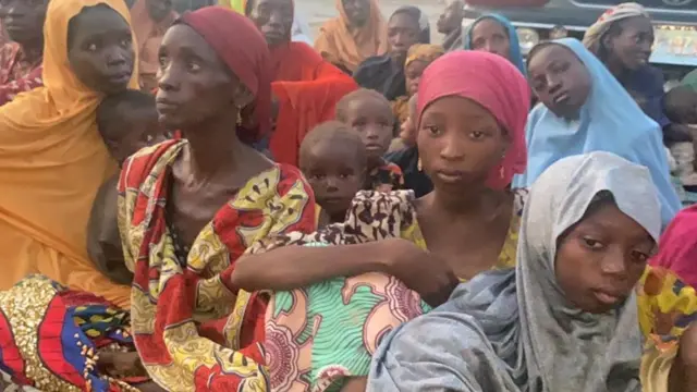 Mutanen da aka ceto daga hannun 'yan bindiga a Zamfara