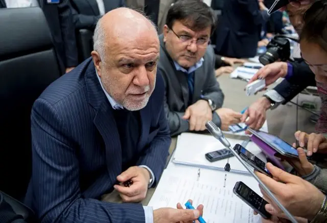 بیژن نامدار زنگنه وزیر نفت ایران