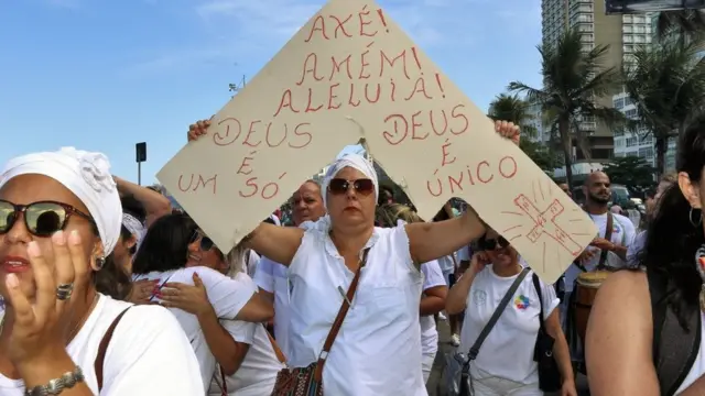 Caminhada em defesa da liberdade religiosa