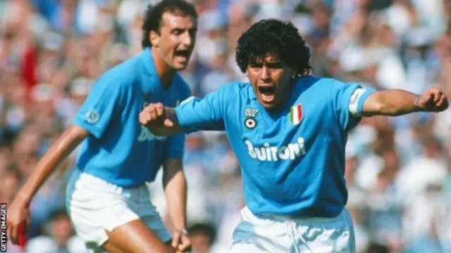 Diego Maradona mu mugwi wa Napoli