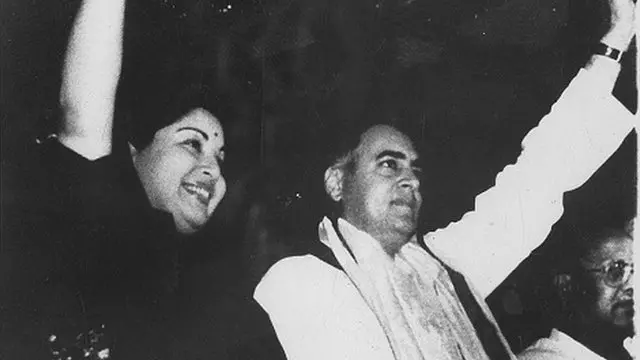 ராஜிவ் காந்தி ஜெயலலிதா