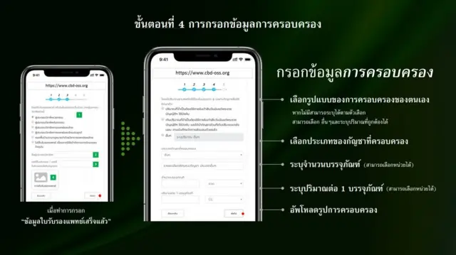 เว็บไซต์ลงทะเบียนกัญชา