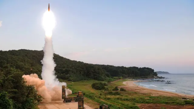 Запуск балістичної ракети Південна Корея