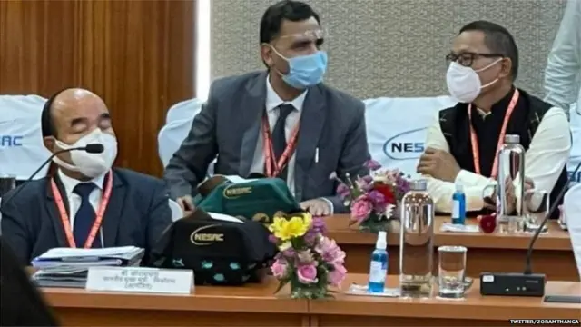 गृह मंत्री अमित शाह की बुलाई बैठक में शामिल मिज़ोरम के मुख्यमंत्री ज़ोरामथांगा