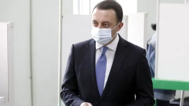 Прем'єр Іраклій Гарібашвілі говорить про впевнену перемогу "Грузинської мрії"