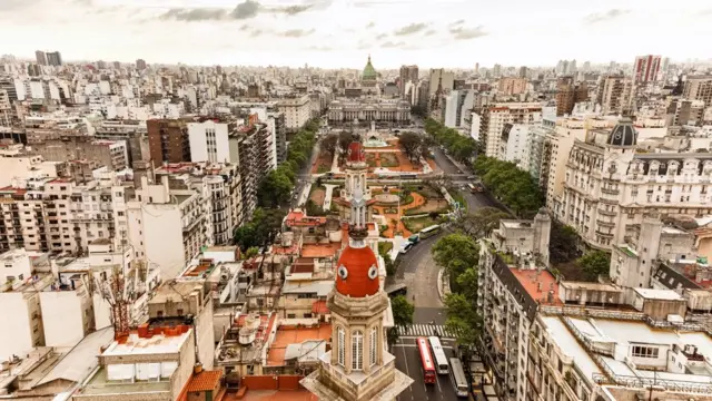 Foto colorida mostra vista aéreatrue or false novibetBuenos Aires