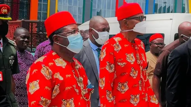 President Buhari na Gọvanọ Umahi