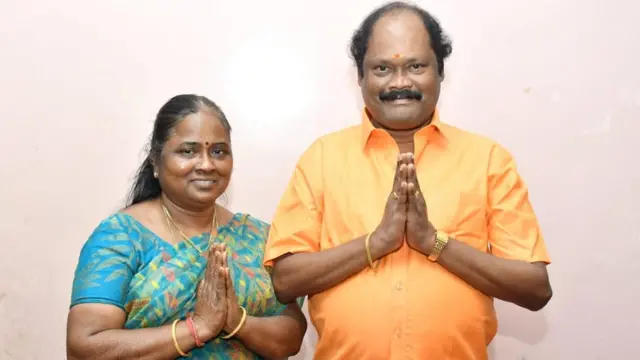 மணப்பாறை நகராட்சி கணவன் - மனைவி வெற்றி