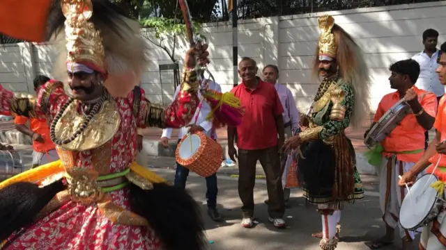 येदियुरप्पा के मुख्यमंत्री बनने का जश्न