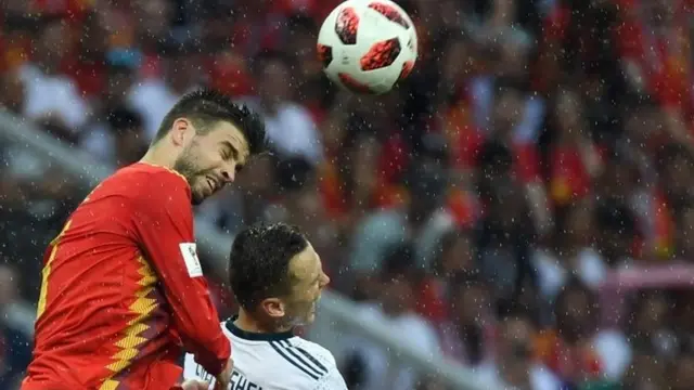 Spain defender Gerard Pique