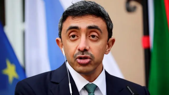 عبدالله بن زايد وزير خارجية الإمارات