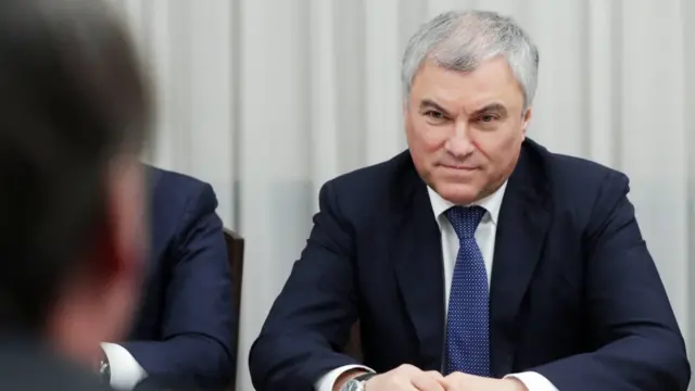 Vyacheslav Volodin, presidente de la cámara baja del parlamento ruso