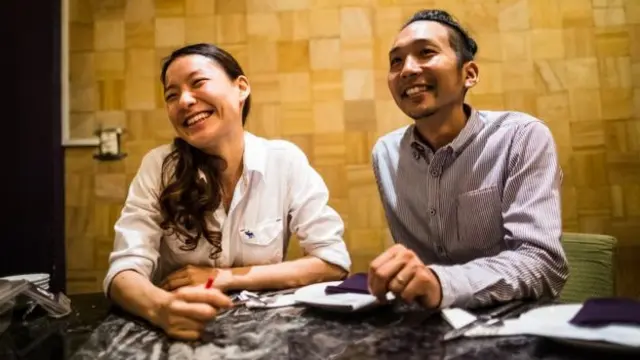 Ông Yosuke Masuko mở cửa hàng cùng vợ mình là Sanae, người hỗ trợ về nhân sự và tiếp thị.