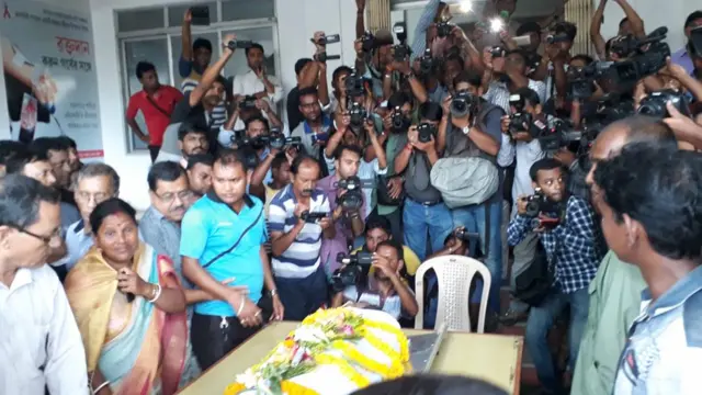 शांतनु भौमिक का पार्थिव शरीर