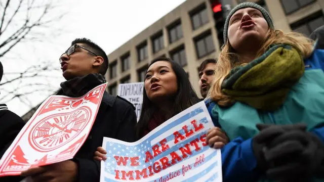 تظاهرات معترضان به ترامپ