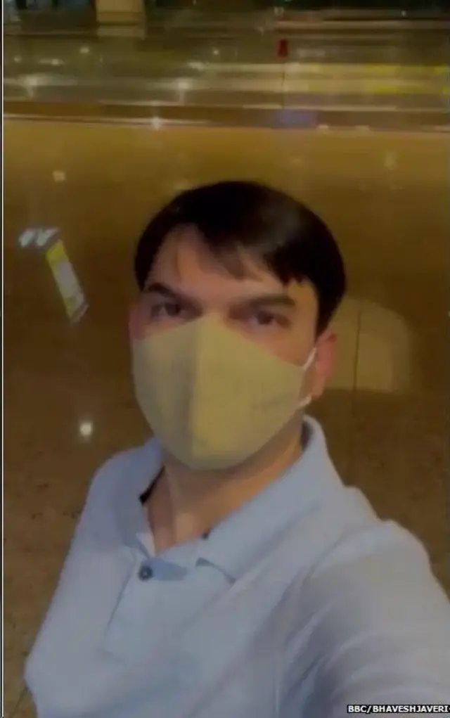 بھاویش، ایمیریٹس، دبئی، ممبئی