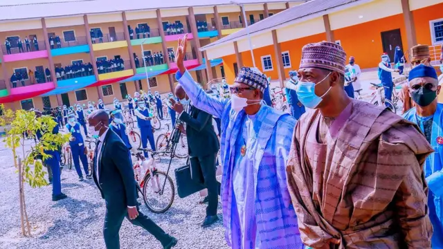 President Buhari commission centre for distance learning