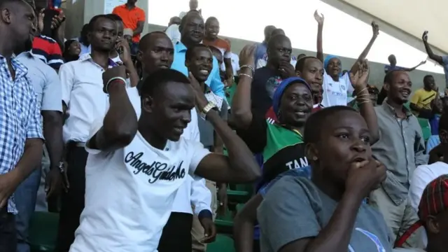 Na Serengeti Boys walipofunga ilikuwa furaha kwa mashabiki