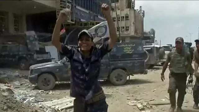 ඉරාක හමුදා දැනටමත් ජයග්‍රහණය සමරමින් සිටිති