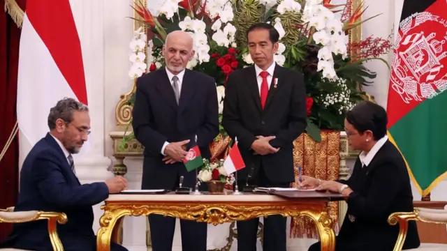 امضای موافقتنامه های همکاری میان افغانستان و اندونزی