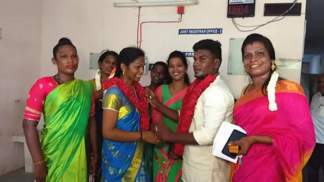 அருண்குமார்- ஸ்ரீஜா தம்பதியினர்